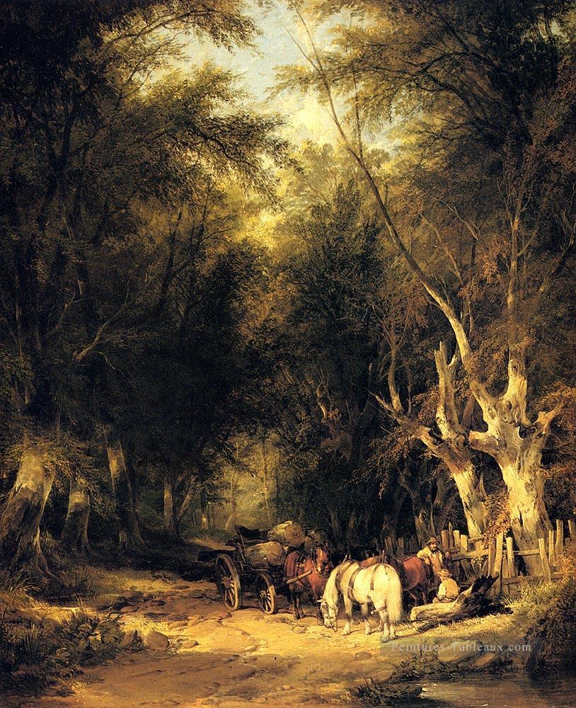 Dans The New Forest les scènes rurales William Shayer Snr Peintures à l'huile